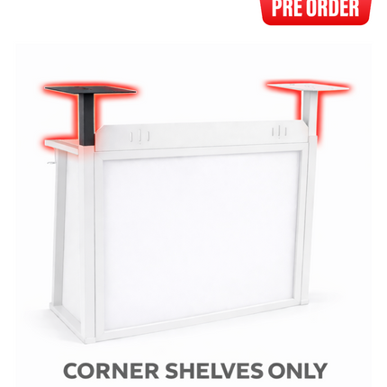Glide DJ Booth Corner Shelves (Pair)