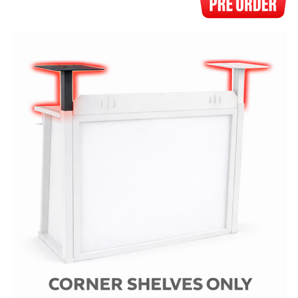 Glide DJ Booth Corner Shelves (Pair)