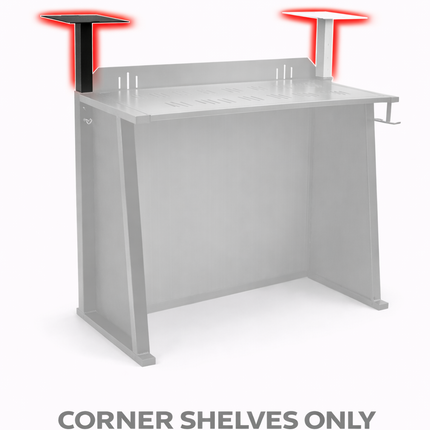 Red Panda Glide DJ Booth Corner Shelves (Pair) - PRE ORDER NOW STOCK DUE END OF MARCH