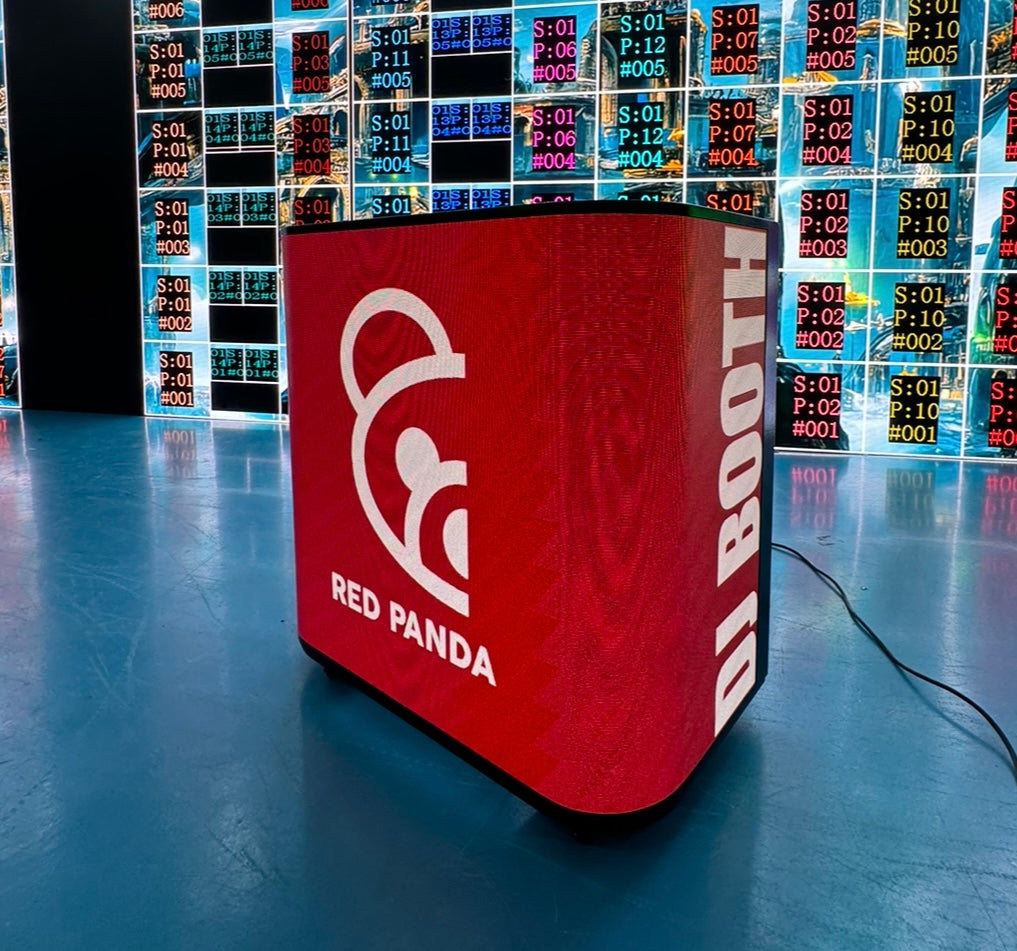 Curve Video Wall DJ Booth Small (Back Order Stock Due Early Jan)