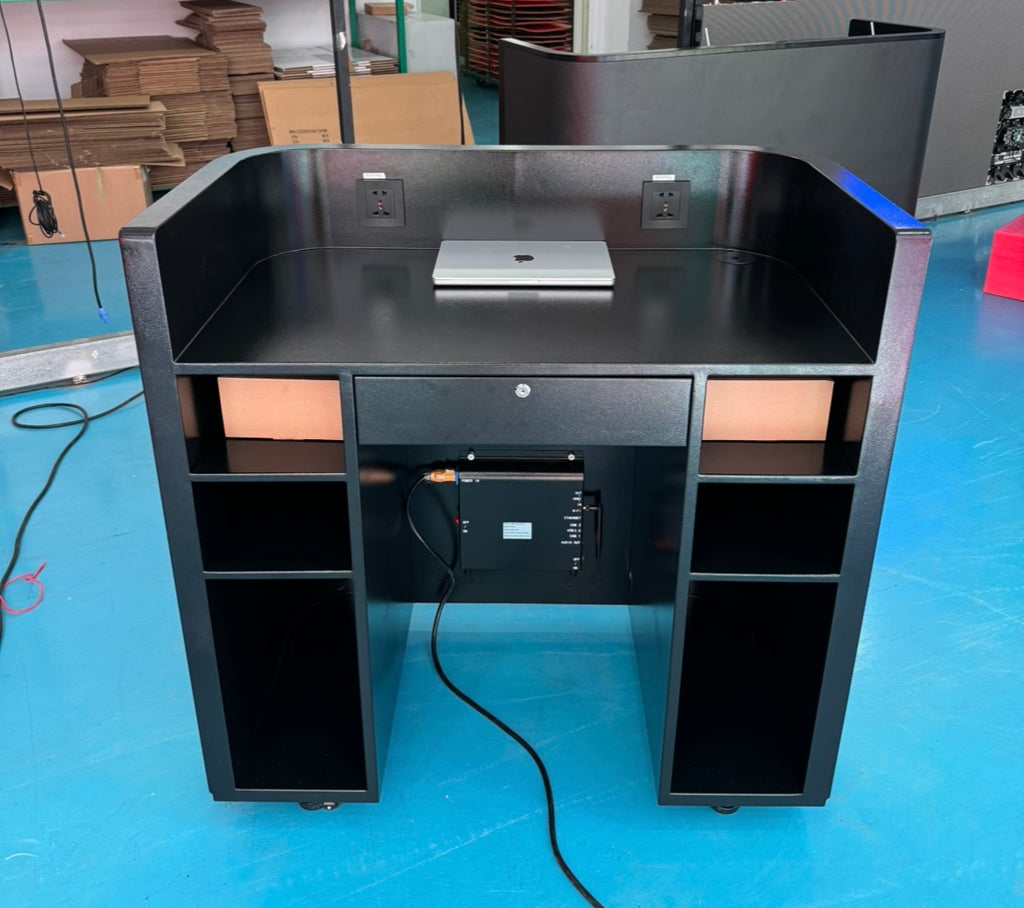 Curve Video Wall DJ Booth Small (Back Order Stock Due Early Jan)