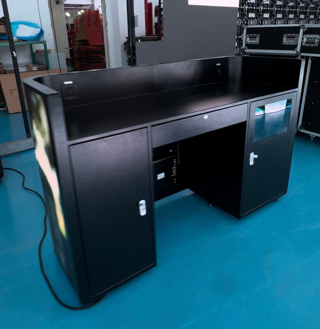 Curve Video Wall DJ Booth Large - (Back Order Stock Due Late December)