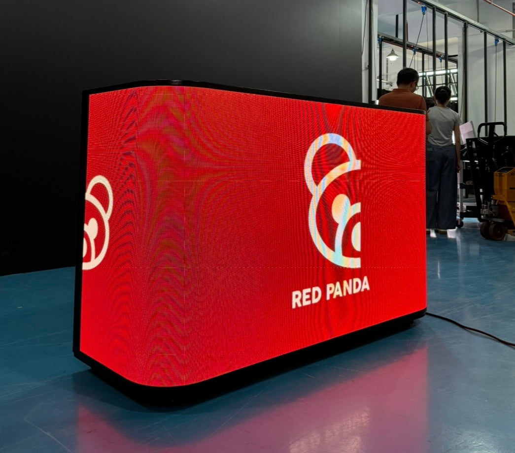 Curve Video Wall DJ Booth Large - (Back Order Stock Due Late December)